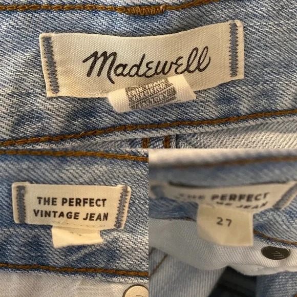 Madewell The Perfect Vintage Jean in Fitzgerald Wash - 27 - Picture 13 of 16